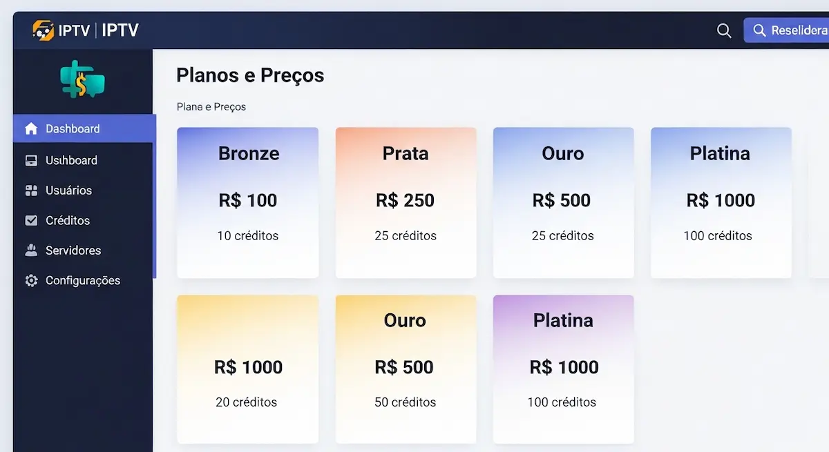 Painel Revenda IPTV